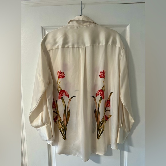 Zara Floral Print Blouse - Picture 3 of 4